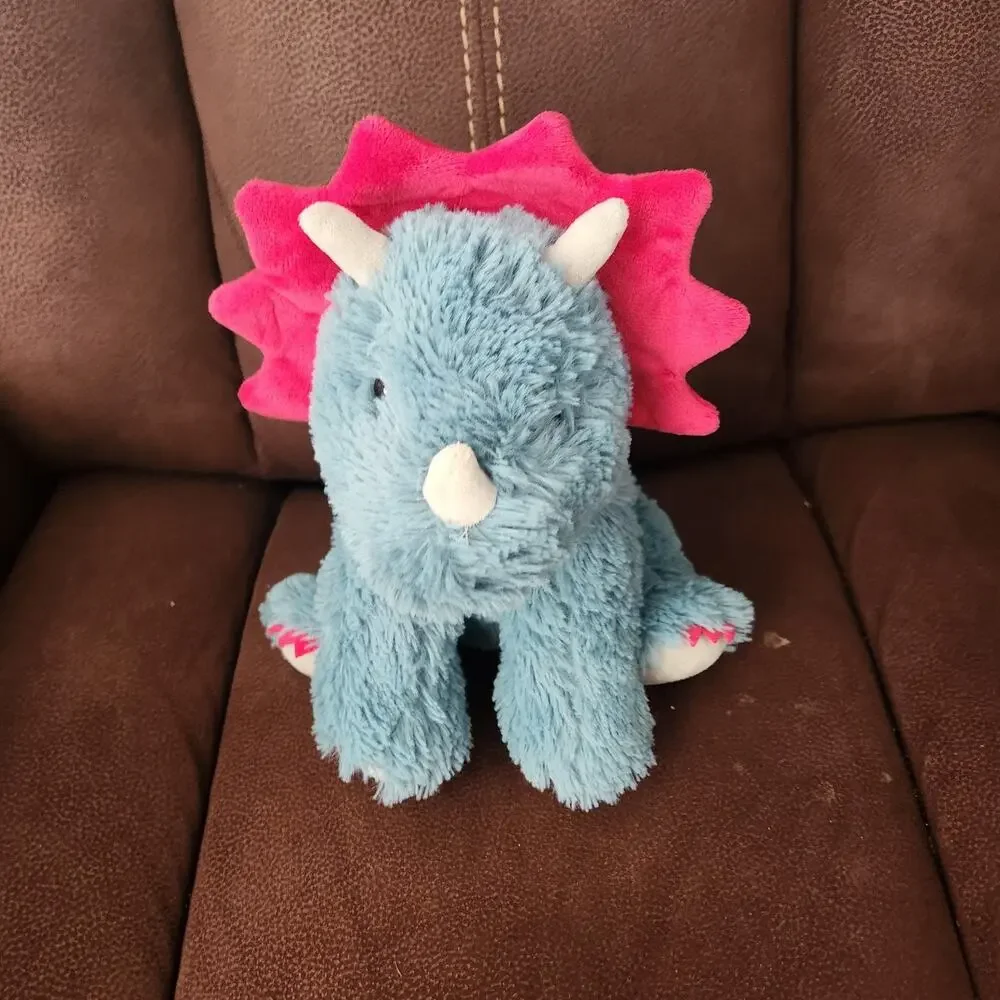 Warmies Triceratops Microwaveable Stuffed Animal Sensory Lavender Cooling Warm